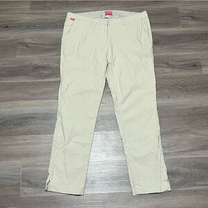 Craghoppers Women's XL/12 Pants Trousers Beige Khaki Outdoor Insect Shield Hike